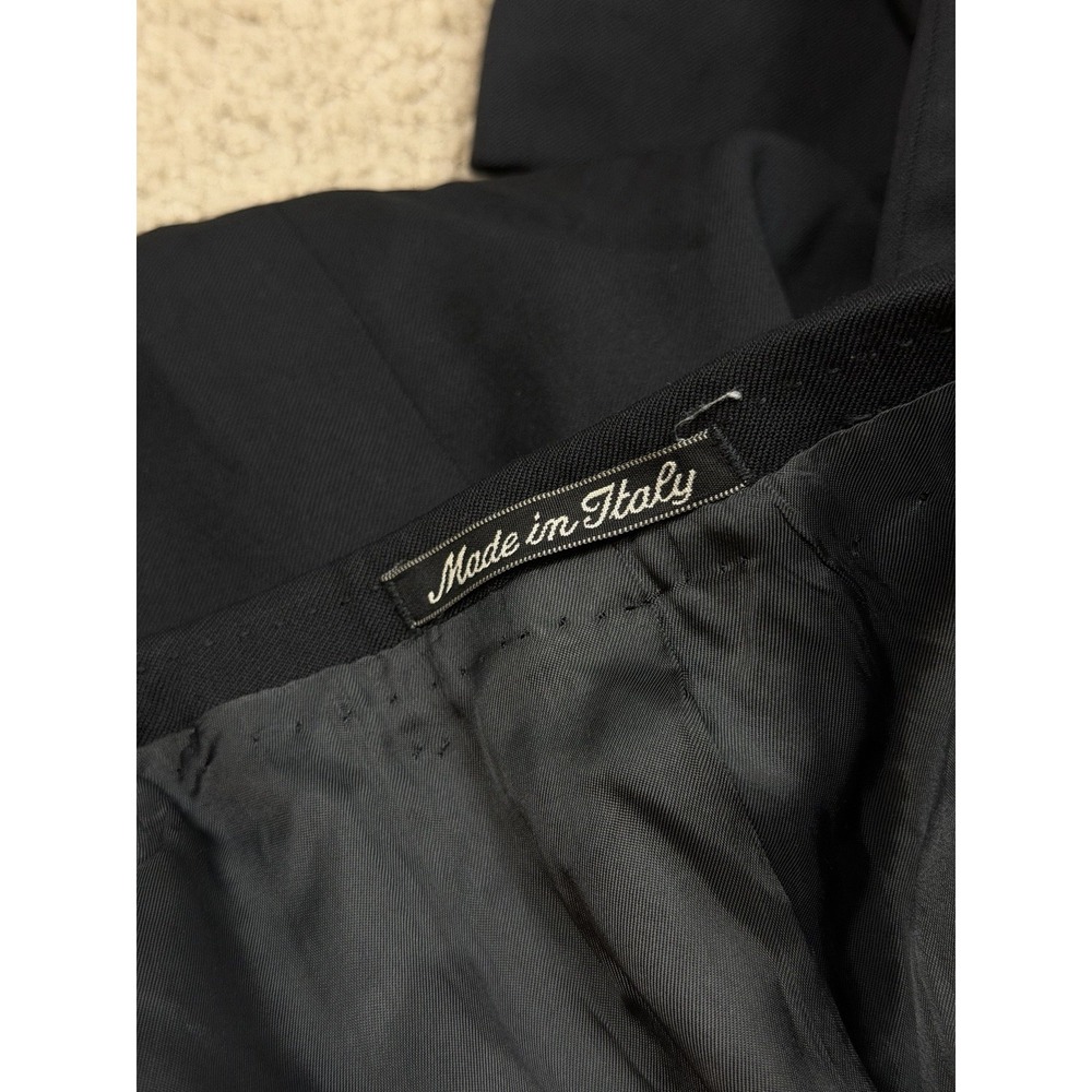 Vintage Mani By Giorgio Armani 100% Wool Black Blazer Men's 42 Reg - Picture 7 of 9